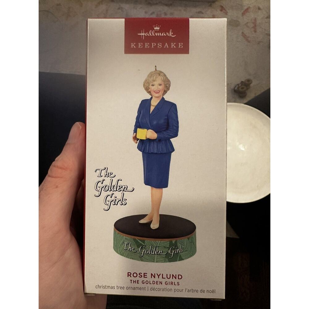 Hallmark The Golden Girls Rose Nylund Ornament With Sound